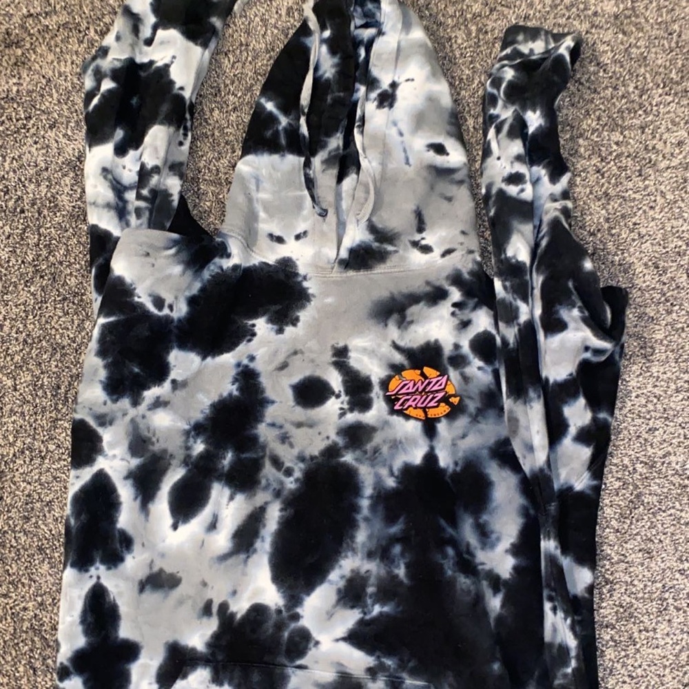 Tie Dye Santa Cruz hoodie